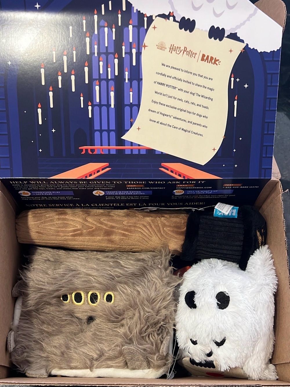 Bark HARRY POTTER™ BarkBox - Medium Dog - Gift Box - NWT & Sealed